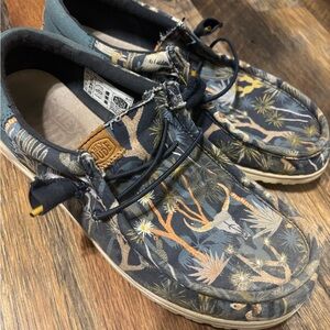 Hey Dude Men's Jungle Print Loafers